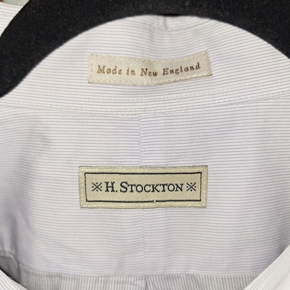 An H. Stockton men's long sleeve button-down shirt in a 16 neck. - Picture 5 of 6